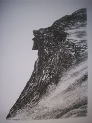 Old Man of the Mountain Notecard